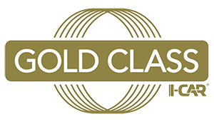 I Car Gold Class 300 width I Car Gold Class Logo - Friendly Certified Collision Center
