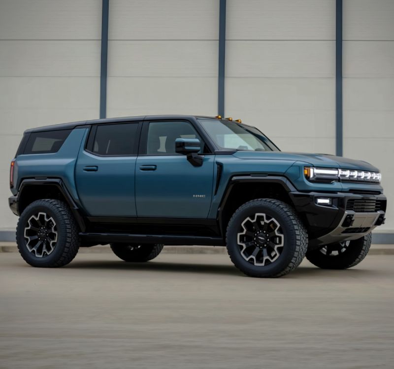 Blue after Hummer Certified Collision Repair Friendly Collision Dallas